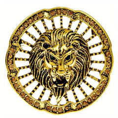 Retro Hollowed Out Lion Brooch Coat Suit Pin Corsage