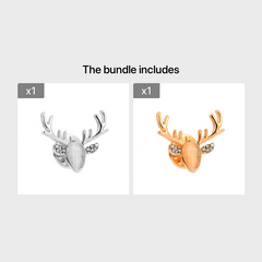 Deer Head Brooch Christmas Gift