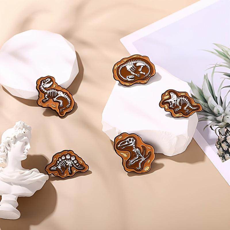Men's Animal Pattern Brown Pin