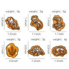 Men's Animal Pattern Brown Pin