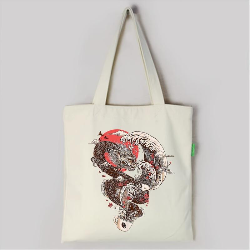 Ukiyo e Dragon Pattern Iron On Heat Transfer Sticker For DIY Clothing T Shirt