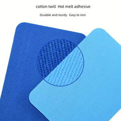 19pcs Iron On Patches Multicolor Denim Patches for Jackets Hats Bags Shoes