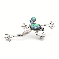 Funny Frog Brooches Metal Animal Brooch Pins For Suits Dress