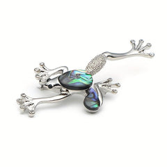 Funny Frog Brooches Metal Animal Brooch Pins For Suits Dress