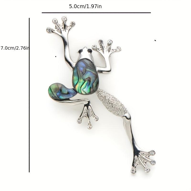 Funny Frog Brooches Metal Animal Brooch Pins For Suits Dress