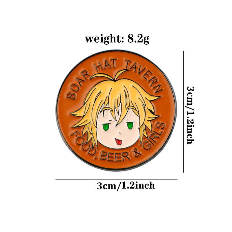 Anime Enamel Pin Brooch Year Gift For Men