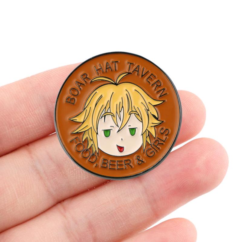 Anime Enamel Pin Brooch Year Gift For Men