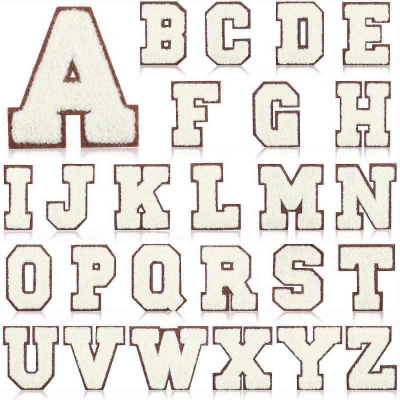 26pcs Letter Embroidery Iron On Patches For Girls