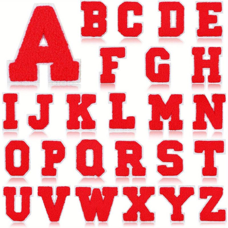26pcs Letter Embroidery Iron On Patches For Girls