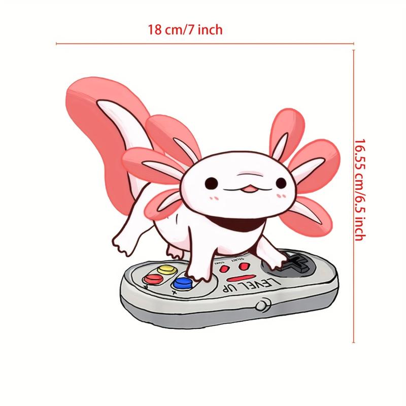 Axolotl Cartoon Iron On Heat Transfer Sticker For Girls
