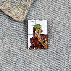 Japanese Cartoon Anime Character Brooch