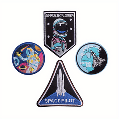 11pcs Universe Iron On Patches Sew On Embroidered Applique Repair Patch