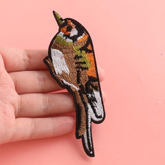 5pcs Cartoon Bird Embroidered Patches for Clothes Jeans Decorative Accessories