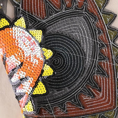 Cartoon Sequins Heart Eye Embroidered Patch DIY Clothes Jacket Accessories