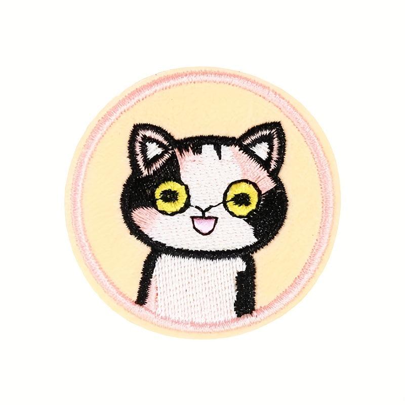 Cute Cats & Lions Embroidery Stickers for Decoration