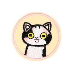 Cute Cats & Lions Embroidery Stickers for Decoration