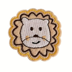 Cute Cats & Lions Embroidery Stickers for Decoration