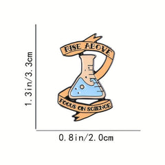 Chemistry Experiment Reagent Potion Brooch Accessory