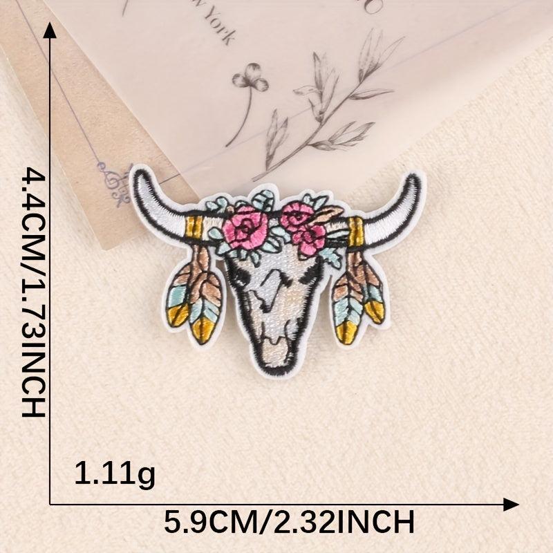 3pcs Teen Bulls Embroidery Patch for Clothes Backpack DIY Decorative Accessory