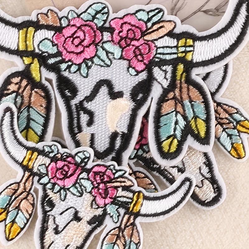 3pcs Teen Bulls Embroidery Patch for Clothes Backpack DIY Decorative Accessory