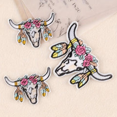 3pcs Teen Bulls Embroidery Patch for Clothes Backpack DIY Decorative Accessory