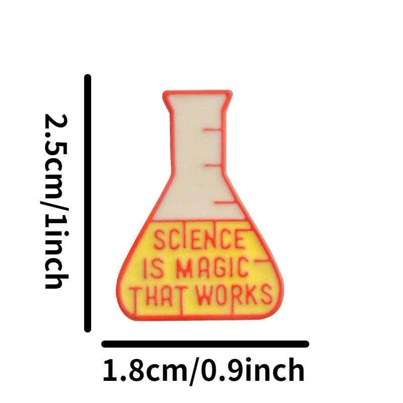Chemical Experiment Beaker Conical Flask Breast Needle