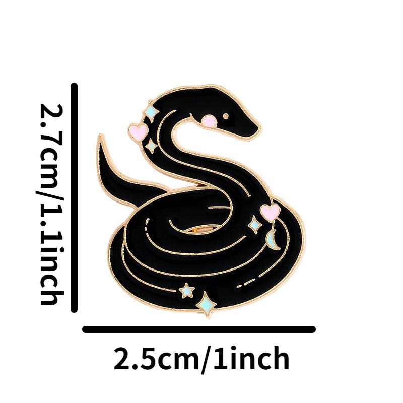 Men's Snake Alloy Brooch Pin