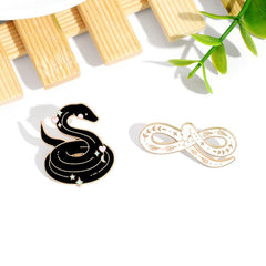 Men's Snake Alloy Brooch Pin