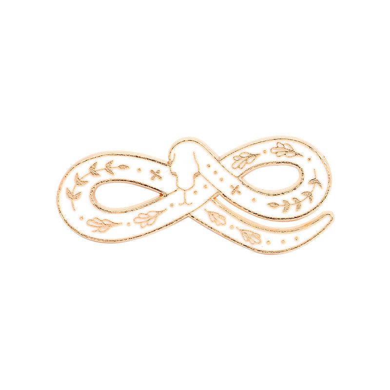 Men's Snake Alloy Brooch Pin