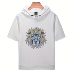 Cartoon Lion Animal Clothing Patch For Men DIY Application