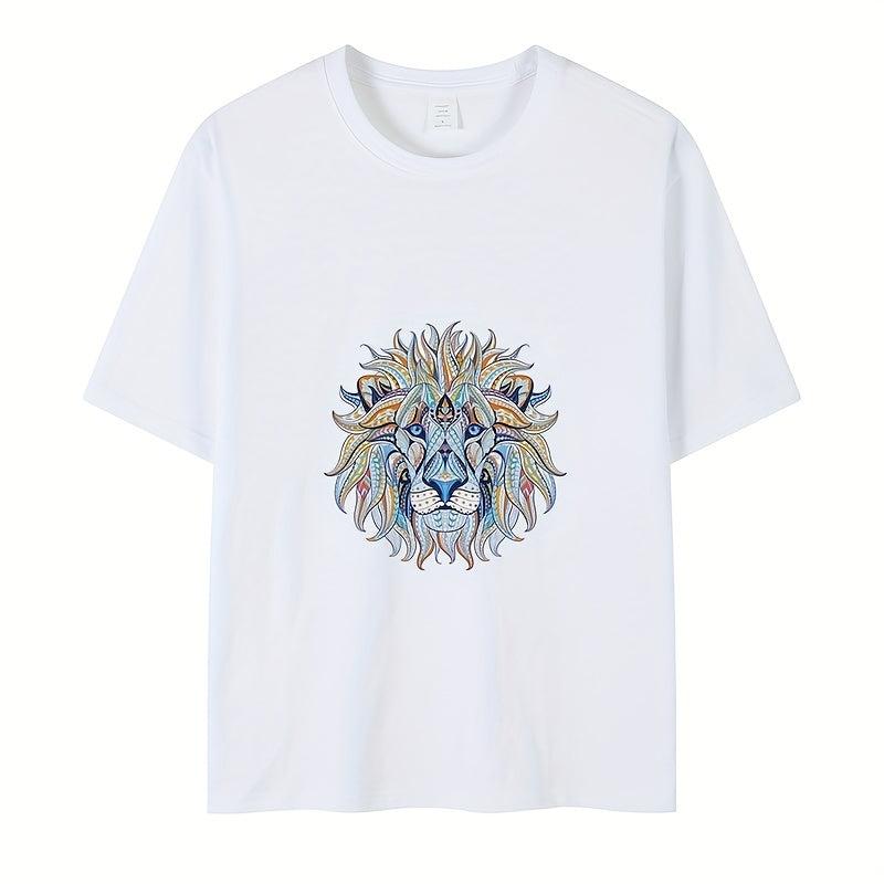 Cartoon Lion Animal Clothing Patch For Men DIY Application