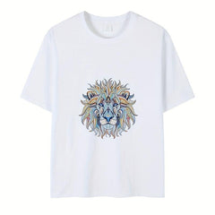 Cartoon Lion Animal Clothing Patch For Men DIY Application