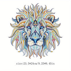 Cartoon Lion Animal Clothing Patch For Men DIY Application