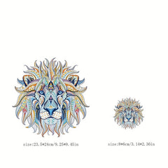 Cartoon Lion Animal Clothing Patch For Men DIY Application