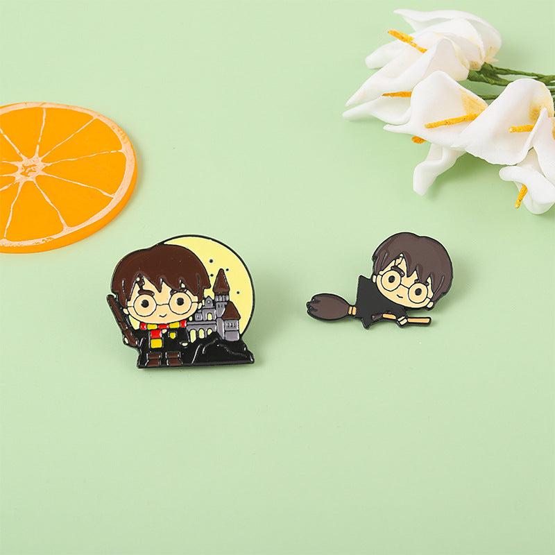 Cartoon Character Modeling Brooch