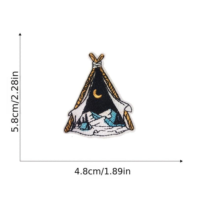 15pcs Iron On Embroidered Patches for DIY Crafts Projects