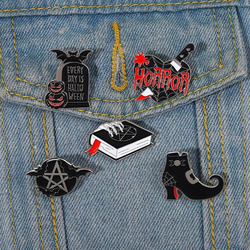 Men's Dark Brooch Creative Pin