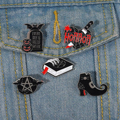 Men's Dark Brooch Creative Pin