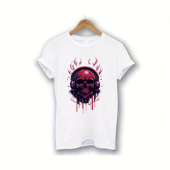 Skull Music Iron on Transfer Stickers for DIY Clothing