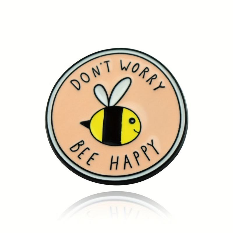 Fashionable Little Bee Happy Alloy Brooch Men