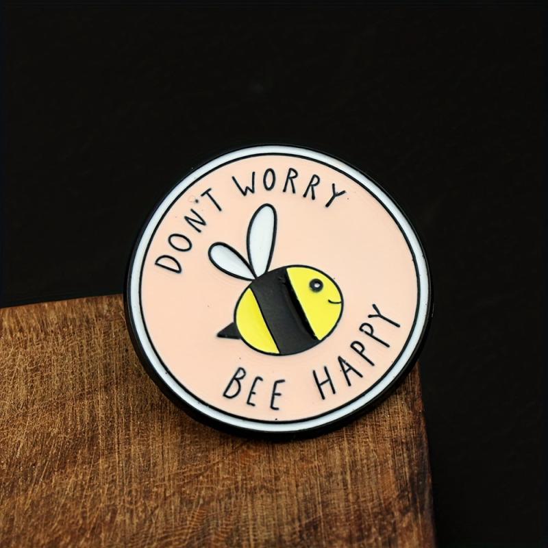 Fashionable Little Bee Happy Alloy Brooch Men
