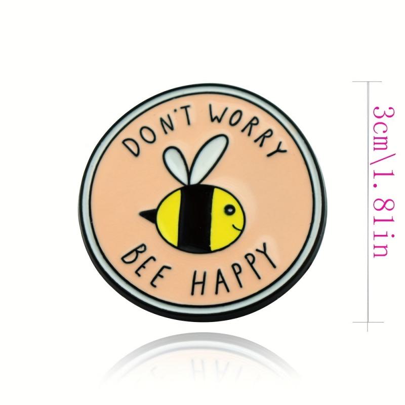 Fashionable Little Bee Happy Alloy Brooch Men