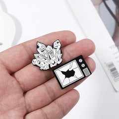 Movie Peripherals Pins Creative Shape Brooch Men