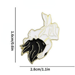 Movie Peripherals Pins Creative Shape Brooch Men