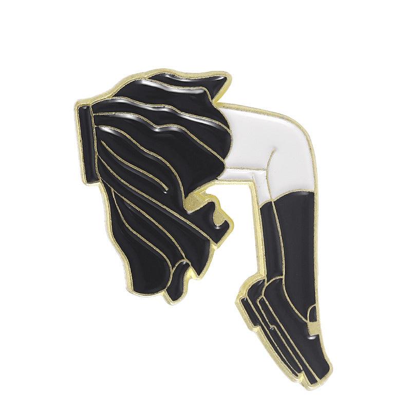 Movie Peripherals Pins Creative Shape Brooch Men