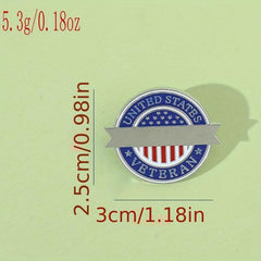 American Flag 4th Of July Independence Brooch Jewelry