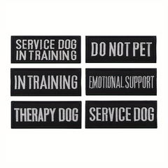 Service Dog Patch for Pet Harness- Training Seal Cloth Patch