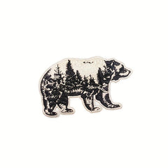 12pcs Bear Embroidered Patches For Men Sew On Embroidered Applique