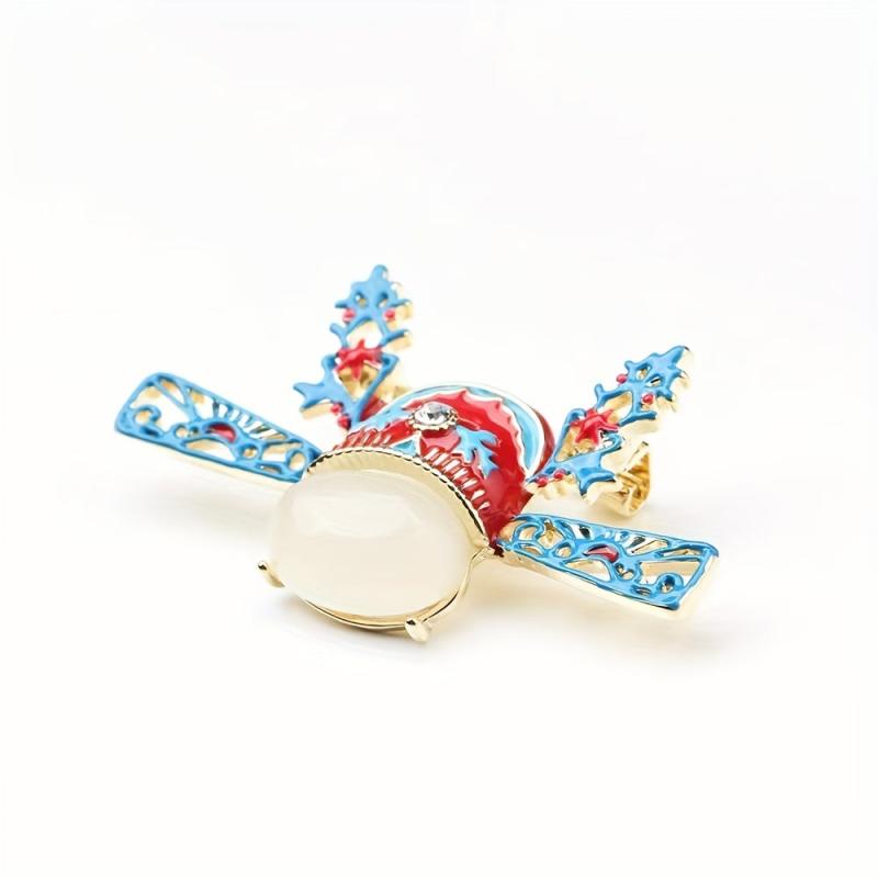 Retro Dripping Oil Shaped Hat Brooch Pin for Boys and Girls