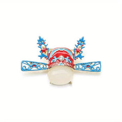 Retro Dripping Oil Shaped Hat Brooch Pin for Boys and Girls